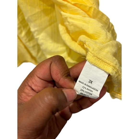 Falls Creek 3X Button Up Flowy Top - Picture 7 of 7